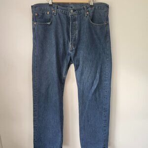 Levi’s 501 Original Fit Jeans Men’s 38x30 Button Fly Medium Wash Straight Leg
